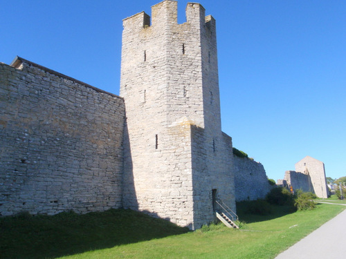 Visby city wall/fortress.